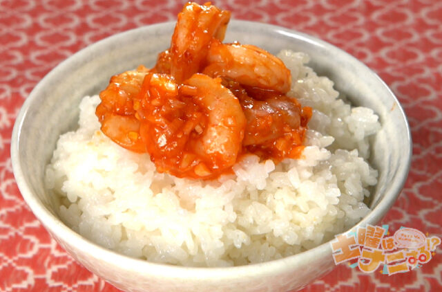 【土曜は何する】ご飯のお供レシピまとめ|エビチリ 餃子肉みそ きのこなめたけ マグロ洋風漬け 半熟卵キムチ漬け ニラしょうゆ漬け