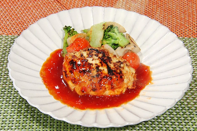 【DayDay】ダブルトリトリハンバーグのレシピ 亜希のざっくりキッチン